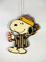 Peanuts Mascot Doll Ornament:  Snoopy Christmas