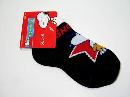 Kids Snoopy Socks - Baseball Star (Size 5 1/2-6 1/2)