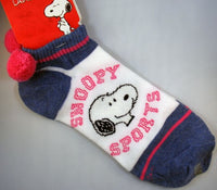 Snoopy No Show Pom-Pom Socks