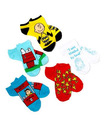 Kids Peanuts No Show Socks (Size 4 - 5 1/2) - snoopn4pnuts.com