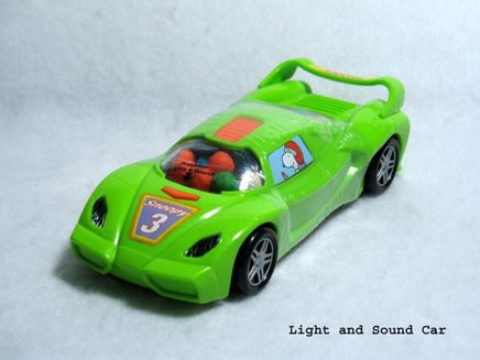 Snoopy Toy Race Car With Lights And Sound - Reduced Price!
