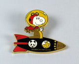 Snoopy Space Pin - Beijing To The Moon