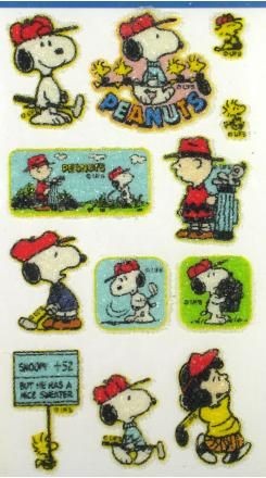 Snoopy And Friends Sandy Stickers - Reduced Price!