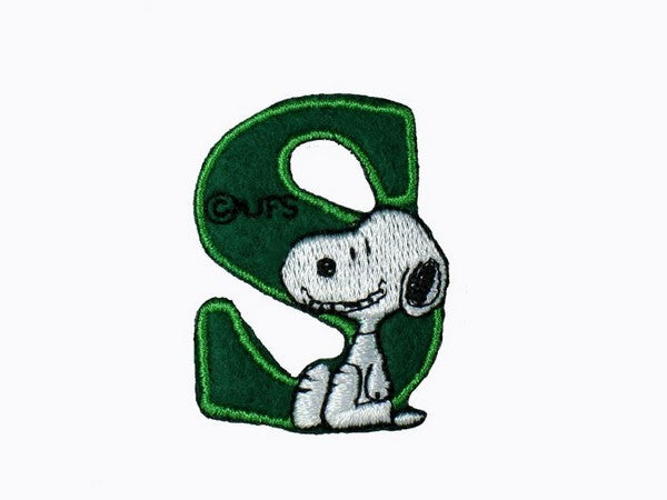 SNOOPY LETTER PATCH - S