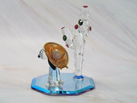 Silver Deer Vintage Crystal Spike With Cactus Figurine - EXTREMELY RARE! - snoopn4pnuts.com