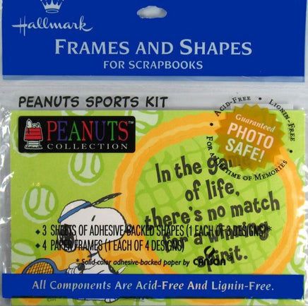 Hallmark Peanuts Sports Kit For Scrapbooks - On Sale!