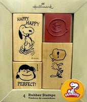 Hallmark Peanuts Gang Rubber Stamp Set