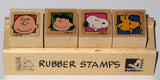 Peanuts Mini Rubber Stamp Set - RARE!