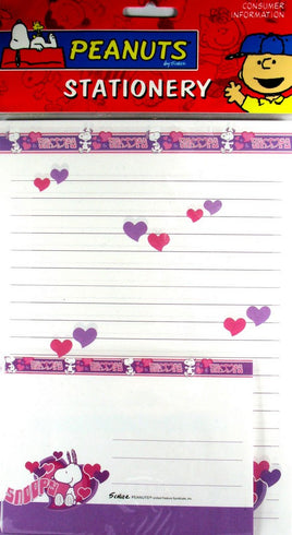 Snoopy Hearts Stationery
