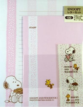 Snoopy Stationery And Stickers Set