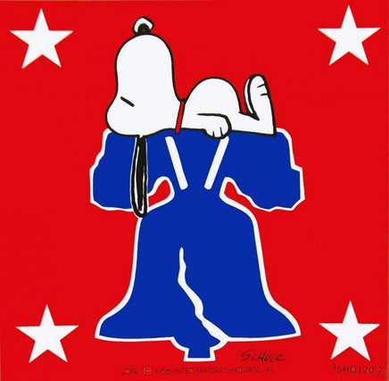 Snoopy Vintage 4Th Of July Sticker
