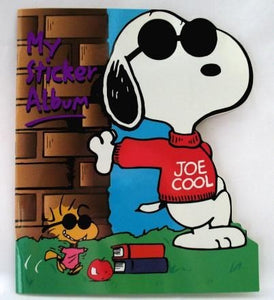 Snoopy Joe Cool Reusable Sticker Album (New But Near Mint)