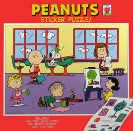 Peanuts Gang 100-Piece Jigsaw Puzzle (Free Sticker Sheet!)