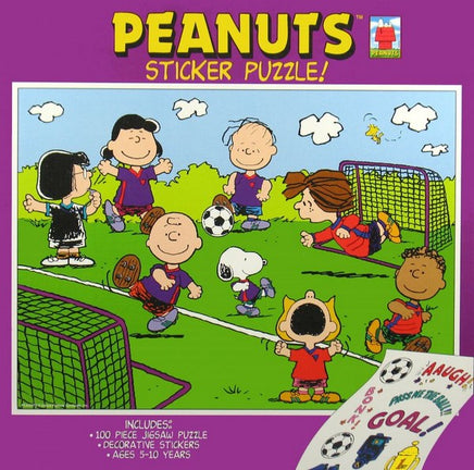 Peanuts Gang 100-Piece Jigsaw Puzzle (Free Sticker Sheet!)