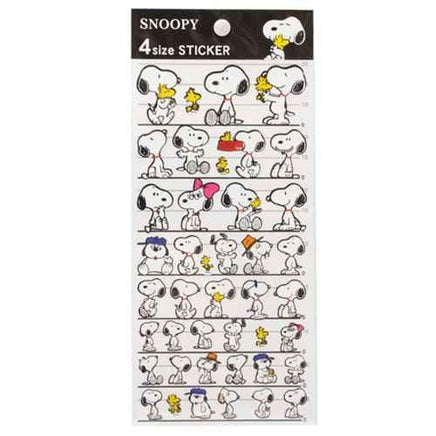 Snoopy 4 - Size Stickers - snoopn4pnuts.com