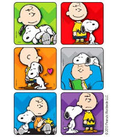 Charlie Brown and Snoopy 6-Piece Sticker Set