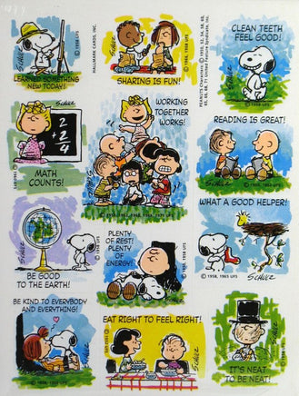 Peanuts Gang Rewards Stickers