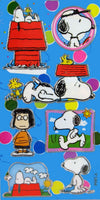 Peanuts Gang Sticker Set With Metallic Borders