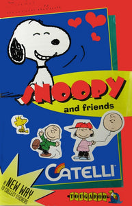 Snoopy And Friends Vintage Sticker Activity Album Plus 100 Stickers!