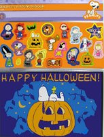 Peanuts Gang Halloween Sticker Set With Reusable Sticker Book