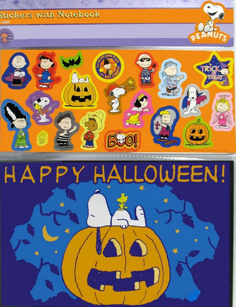 Peanuts Gang Halloween Sticker Set With Reusable Sticker Book