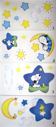 Lambs & Ivy Sleepytime Baby Snoopy Jumbo Wallpaper Stick-Ups