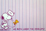 Snoopy Sticky Notes Pad - We Both Licked The Envelope