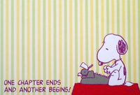 Snoopy Sticky Notes Pad - One Chapter Ends