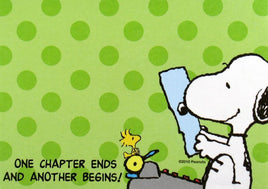 Snoopy Sticky Notes Pad - One Chapter Ends