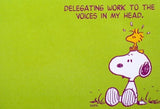 Snoopy Sticky Notes Pad - Delegating Work