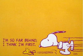 Snoopy Sticky Notes Pad - I'M So Far Behind