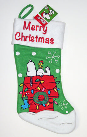 SNOOPY PLUSH CHRISTMAS STOCKING - snoopn4pnuts.com