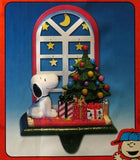 SNOOPY BY WINDOW IRON STOCKING HOLDER