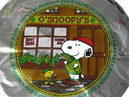Snoopy St. Patrick's Day Balloon (Air Fill/Not Helium) - On Sale!