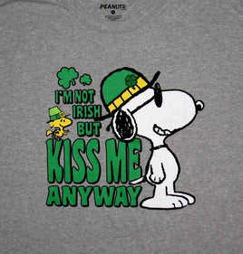 Snoopy Joe Cool St. Patrick's Day T-Shirt - Kiss Me Anyway! (2Xl Size Available)