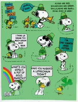 Snoopy St. Patrick's Day Stickers