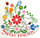 Snoopy and Woodstock Indoor/Outdoor Vinyl Sticker - Sweet Friends