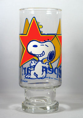 Peanuts Gang Pedestal-Style Drinking Glass - Superstar!