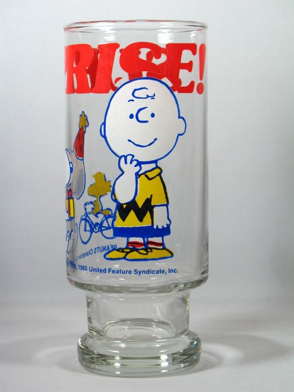 Peanuts Gang Pedestal-Style Drinking Glass - SURPRISE!