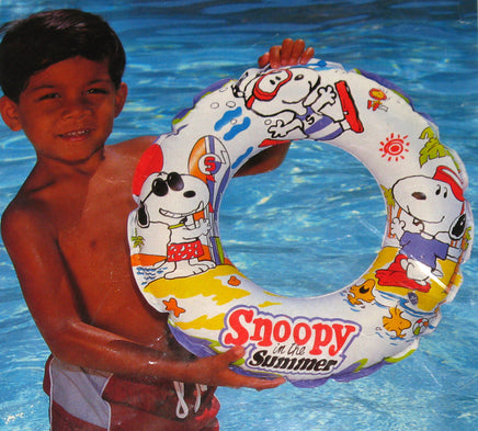 Snoopy Inflatable Swim Pool Ring - snoopn4pnuts.com