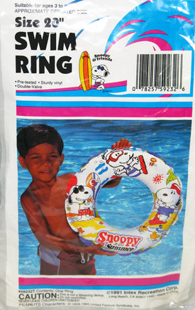Snoopy Inflatable Swim Pool Ring - snoopn4pnuts.com