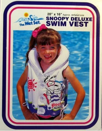 Snoopy Deluxe Inflatable Swim Vest