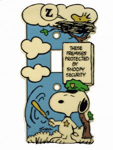 Snoopy Switch Plate Cover - Policeman