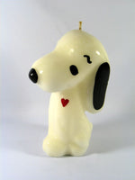 Snoopy With Heart Table Candle