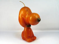 Snoopy Brown Table Candle