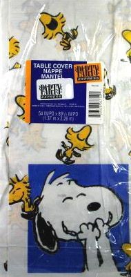 Snoopy And Woodstock Table Cover