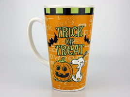 Peanuts Tall Ceramic Halloween Mug - snoopn4pnuts.com