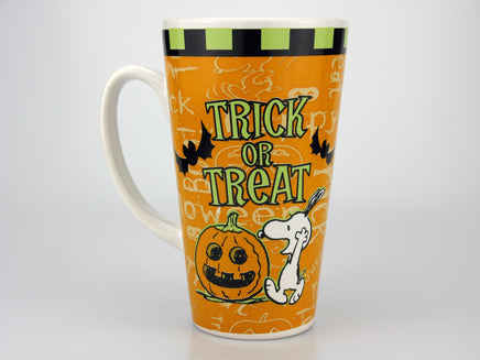 Peanuts Tall Ceramic Halloween Mug - snoopn4pnuts.com