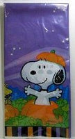 Snoopy Halloween Plastic Reusable Table Cover