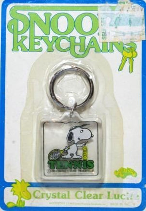 Snoopy Tennis Player Acrylic Key Chain